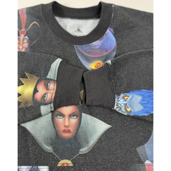Disney Sweatshirt Women XS Spirit Jersey Villain Wicked Queen Ursula Iconic - Picture 14 of 16
